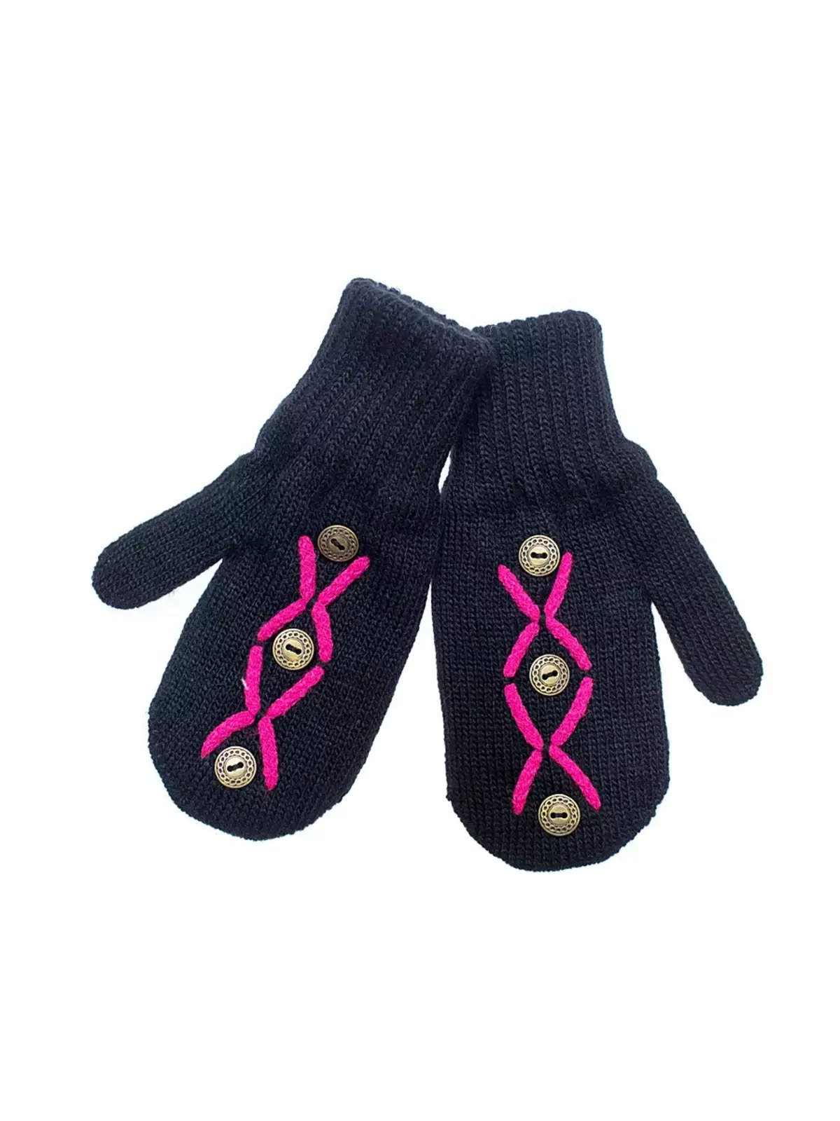 Anak-anak Mittens (127 Foto): Model Tahan Air Musim Dingin untuk Anak Perempuan, Ukuran Tabel untuk Anak-anak 13564_64