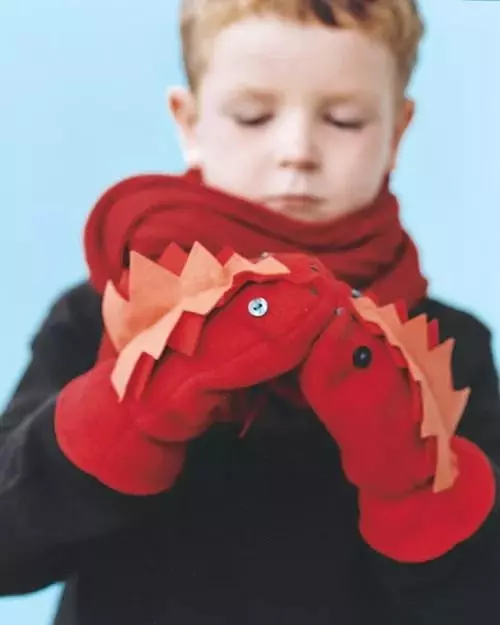 Детски ръкавици без пръсти (127 снимки): Зимни водоустойчиви модели за момичета, размери на маса за деца 13564_8