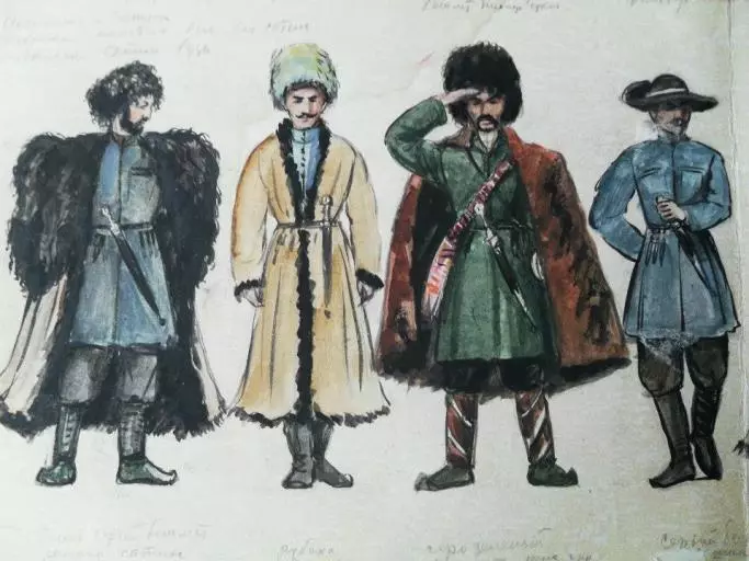 Kostum kombëtar i Dagestan (34 foto): veshje tradicionale femërore dhe burrave Dagestan 1356_27