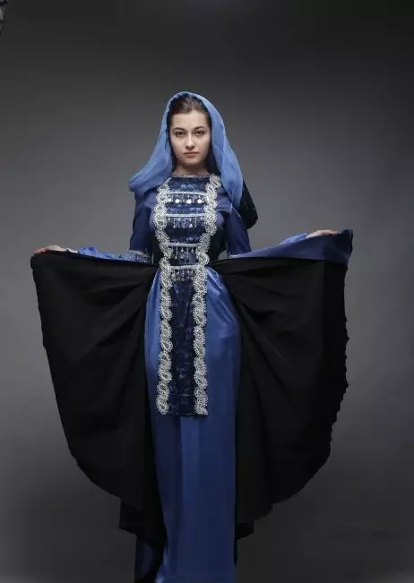 Kostum Nasional Dagestan (34 foto): Pakaian Dagestan Wanita Tradisional dan pria 1356_32