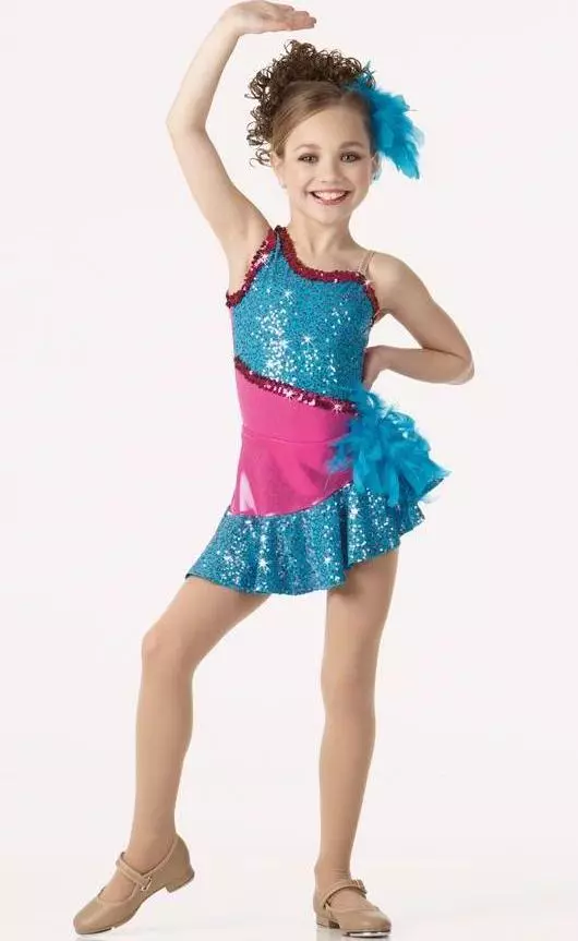 Kupaći kostimi za ples za djevojčice (69 fotografija): Dječji sportski modeli za koreografiju 13574_2