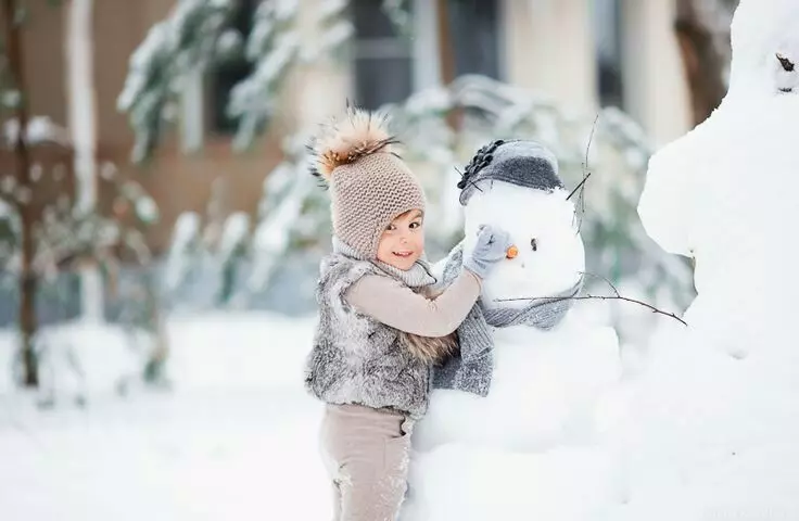 어린이의 스카프와 모자 (35 장의 사진)를 설정하십시오 : 어린이를위한 장갑과 장갑, 겨울 세트 13576_17