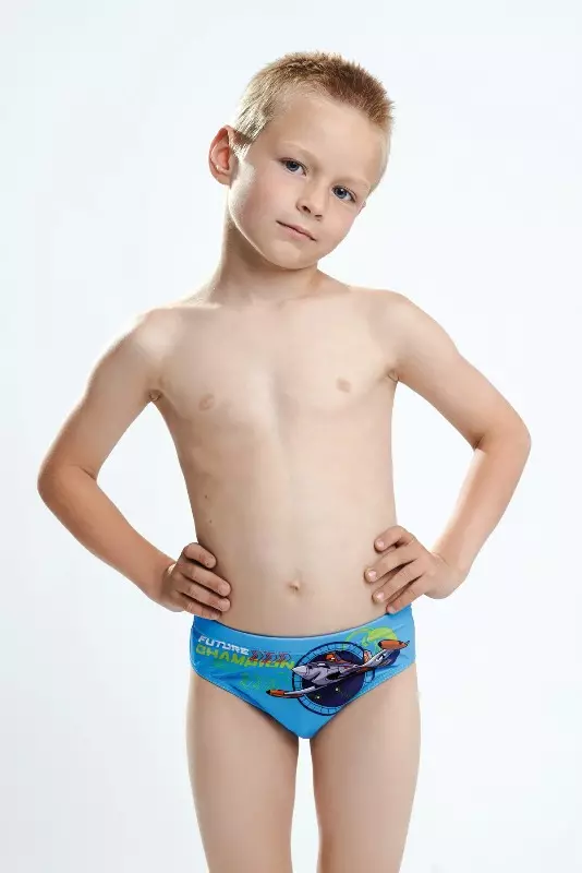 لباس شنا کودکان (122 عکس): مدل های دختران و کودکان، فیوژن، بافتنی، سفید 13579_44