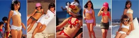 لباس شنا کودکان (122 عکس): مدل های دختران و کودکان، فیوژن، بافتنی، سفید 13579_67
