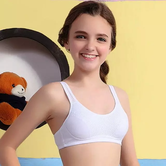 Tüdruk rinnahoidja (81 fotot): teismeliste rinnahoidja 12 kuni 16 aastat, 0 ja 1 suurus, laste tops-rinnahoidjad koos tassidega 13582_34