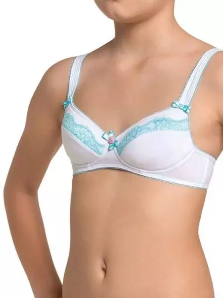 Girl Bra (81 Foto): Remaja Bra Dari 12 hingga 16 tahun, 0 dan 1 Ukuran, Tops Anak-Bras dengan Piala 13582_9