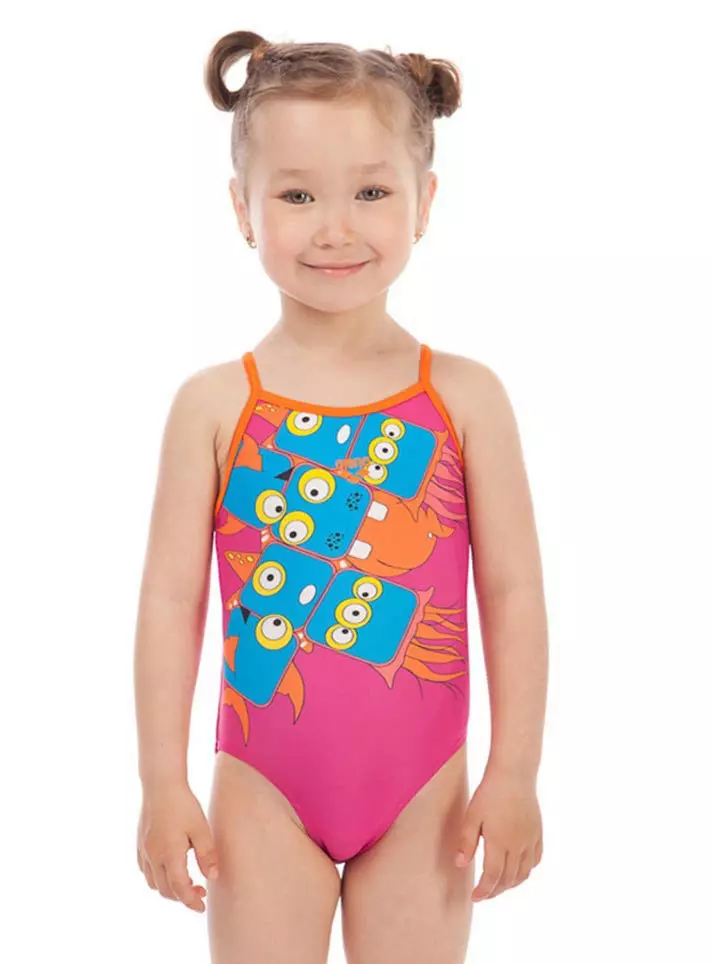 لباس شنا کودکان برای استخر برای دختران (77 عکس): مدل شنا، شنا کودکان بسته بندی شده برای ساحل 13583_68