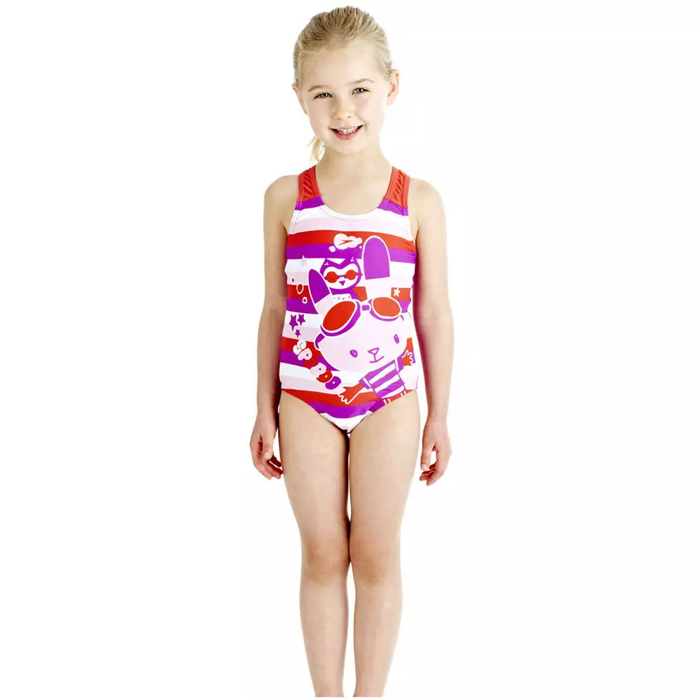 لباس شنا کودکان برای استخر برای دختران (77 عکس): مدل شنا، شنا کودکان بسته بندی شده برای ساحل 13583_75