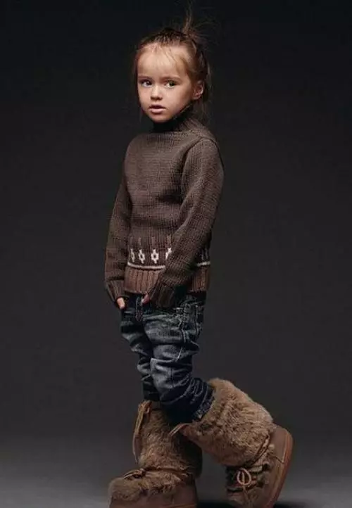 子供用ブーツ（65写真）：防水革、革、10代のモデル、南極の女の子、出会い、居眠り 13585_12