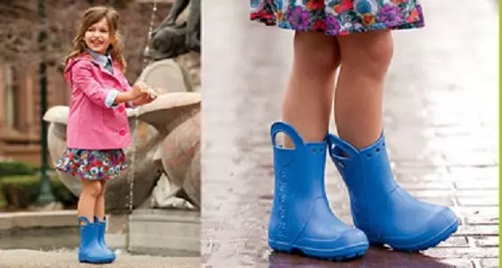 Kinder Gummistiefel (82 Fotos): gewärmt Modelle für Mädchen, Stiefel aus Kotofey, Crocs, Reim, Kapika und Mursu, Bewertungen 13592_61