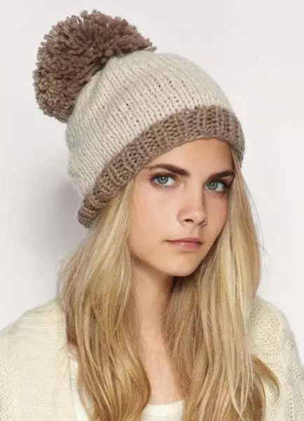 کلاه برای دختران نوجوان 2021 (68 عکس): مدلهای مد روز زمستان و پاییز مدل های خزنده، با Pompon و با گوش 13610_10