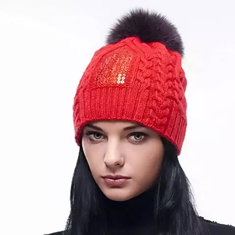 کلاه برای دختران نوجوان 2021 (68 عکس): مدلهای مد روز زمستان و پاییز مدل های خزنده، با Pompon و با گوش 13610_12