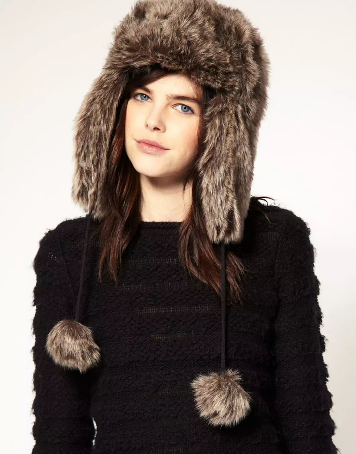 کلاه برای دختران نوجوان 2021 (68 عکس): مدلهای مد روز زمستان و پاییز مدل های خزنده، با Pompon و با گوش 13610_53