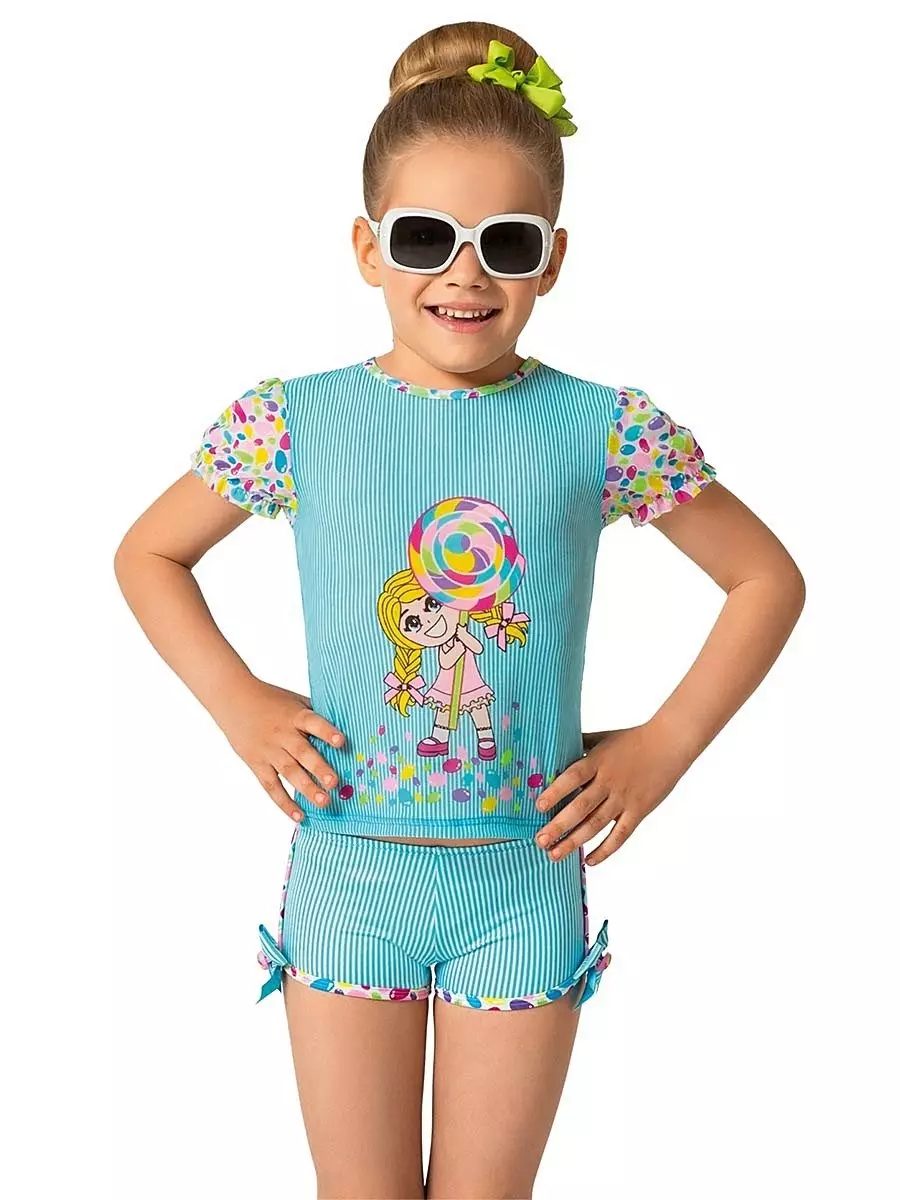 Kostymer for jenter (90 bilder): Høst for jenter 6-10 år, trendy strikket, for dåp, sommer for små og tenåringer 13616_20
