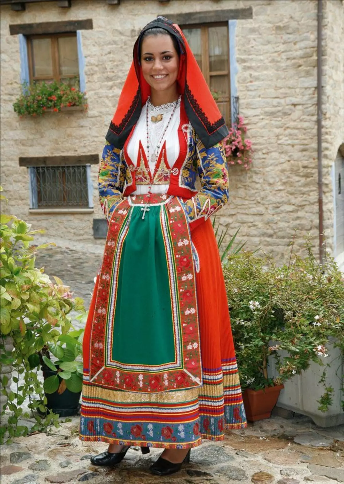 Народный национальный костюм Италии