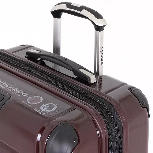 Polycarbonate suitcases: ماددىي ئالاھىدىلىكى. قانداق تاللاش - polypropylene, ABS سۇلياۋ ياكى polycarbonate? ئوبزورلار 13625_20