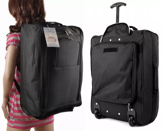手提行李的手提箱：它们的尺寸在飞机上，小型手提箱55x40x20在车轮和其他方面，评分最好的光线型号 13627_16