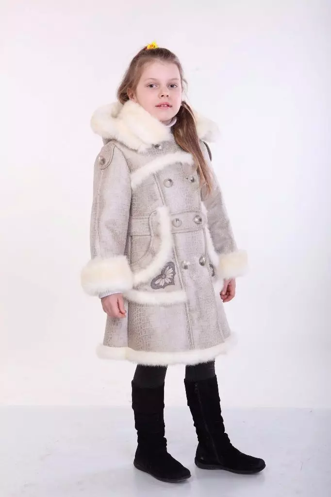 Sheepskins para niños (40 fotos): para adolescentes, natural, invierno para niñas 3-6, 8-10 años 13632_5
