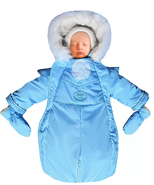 لباس های زمستانی برای نوزادان (69 عکس): لباس ترانسفورماتور، پاییز زمستان، بر روی پوست گوسفند، از کری، بر روی عصاره، چگونه انتخاب کنید 13634_5