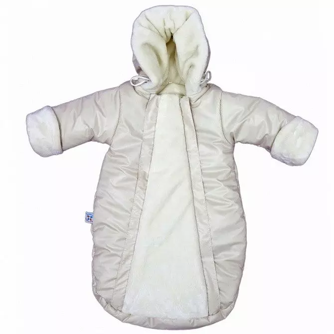 guardapols d'hivern per als nadons (69 fotos): El vestit de transformador, tardor-hivern, en pell d'ovella, de Kerry, en un extracte, com triar 13634_69