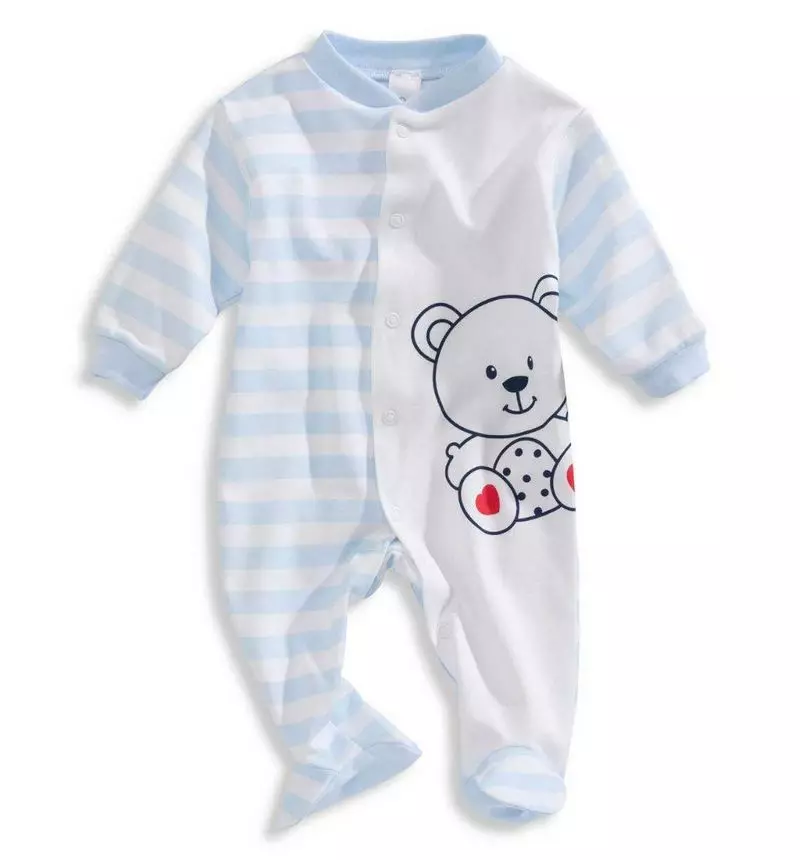 မွေးကင်းစကလေးများအတွက် Pajamas (35 ဓာတ်ပုံများ): မော်ဒယ်များ 13636_18