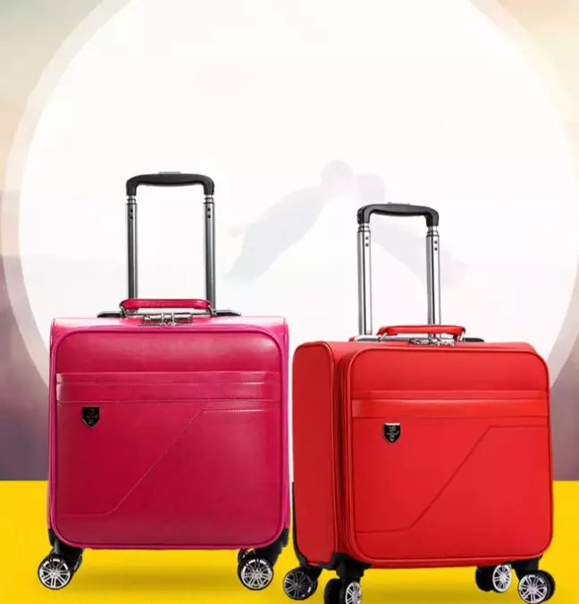 กระเป๋าเดินทางขนาดเล็ก: ภาพรวมของสีชมพูขนาดเล็กและรุ่นถนนอื่น ๆ วิธีการเลือก? 13639_2