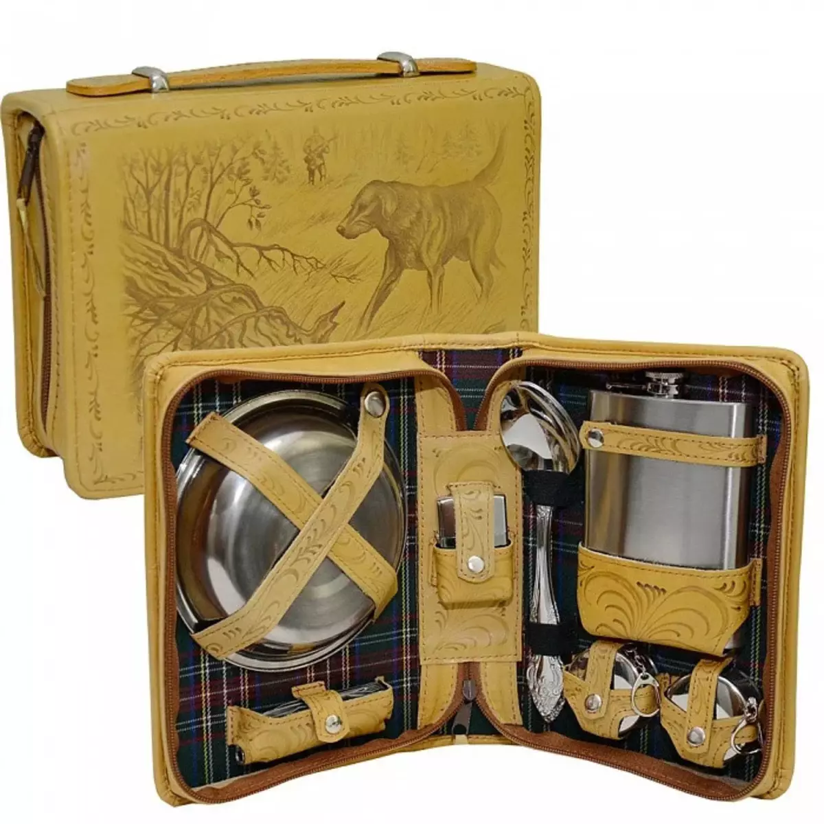 Állítsa be a piknik bőröndjét: ajándék és túrázó készletek ételek 2, 4 és 6 fő pihenésre a természetben 13659_19