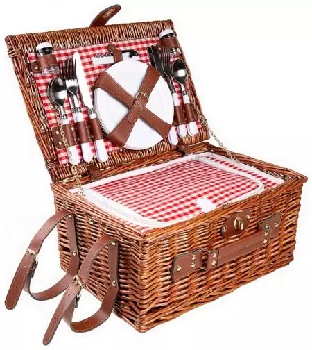 Állítsa be a piknik bőröndjét: ajándék és túrázó készletek ételek 2, 4 és 6 fő pihenésre a természetben 13659_22