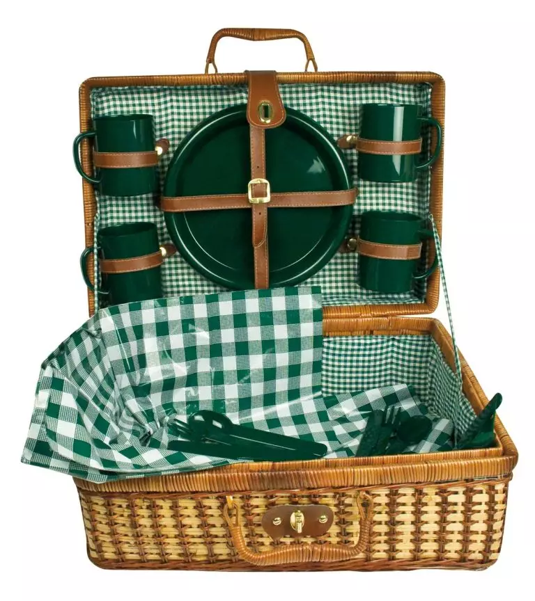 Állítsa be a piknik bőröndjét: ajándék és túrázó készletek ételek 2, 4 és 6 fő pihenésre a természetben 13659_4