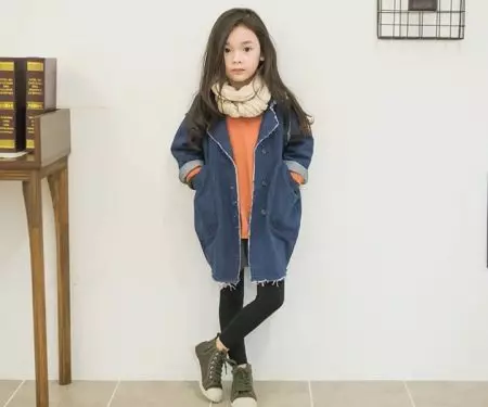 Деним палто за девојки (34 фотографии): Модели 13660_11