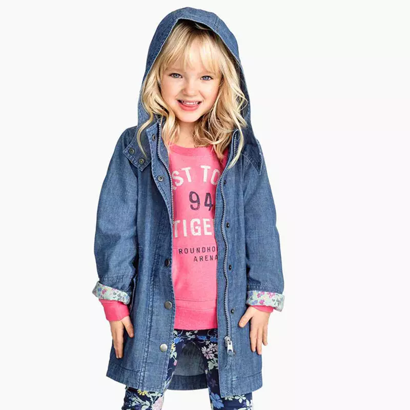 Áo khoác denim cho bé gái (34 ảnh): mô hình 13660_12
