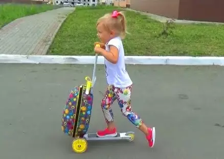 Koffert scootere: barnas og voksne modeller. Hvordan velge og hvordan du bruker? 13661_25