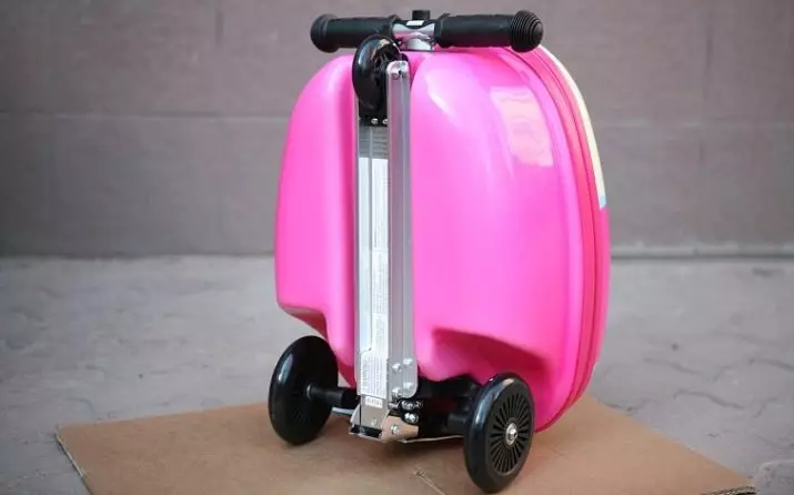 Koffert scootere: barnas og voksne modeller. Hvordan velge og hvordan du bruker? 13661_32