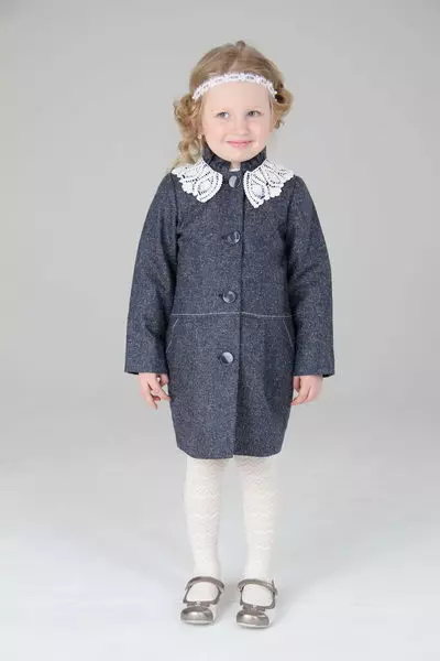 Abrigo de drapet para la niña (73 fotos): Modelos para niños de Drapa, para niñas 4-8, 10-13 años 13662_35
