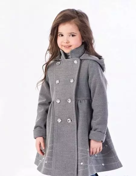 Драпове пальто для дівчинки (73 фото): дитячі моделі з драпу, для дівчаток 4-8, 10-13 років 13662_45