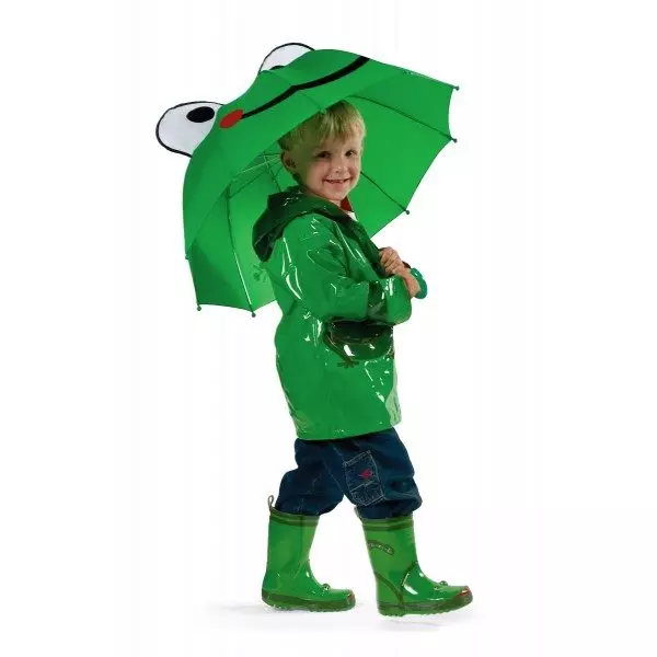 Barnas Raincoat (52 bilder): For en gutt og for en jente, modell Raincoat Kaste Navy, Hooded, Raise Rain, Twins 13664_4