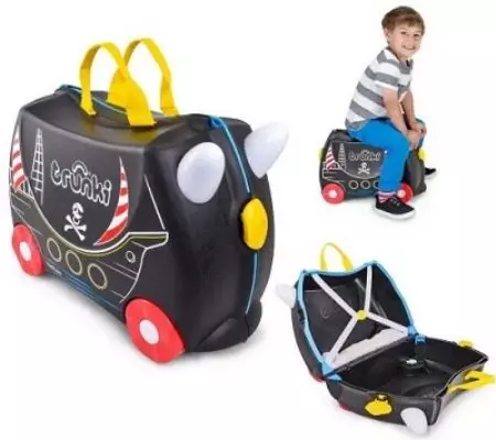 Suitcases de Trunki: modelos infantiles sobre ruedas. ¿Cómo distinguir de falso? Comentarios 13673_23