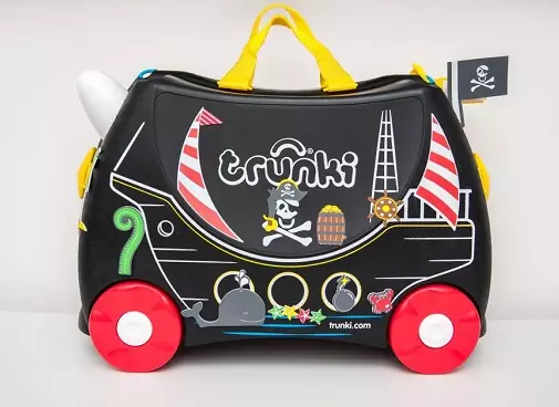 Suitcases de Trunki: modelos infantiles sobre ruedas. ¿Cómo distinguir de falso? Comentarios 13673_6