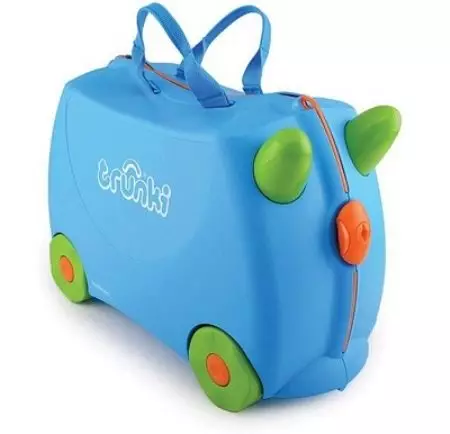 트렁크 가방 : 어린이 모델의 바퀴. 가짜와 구별하는 방법은 무엇입니까? 리뷰 13673_9
