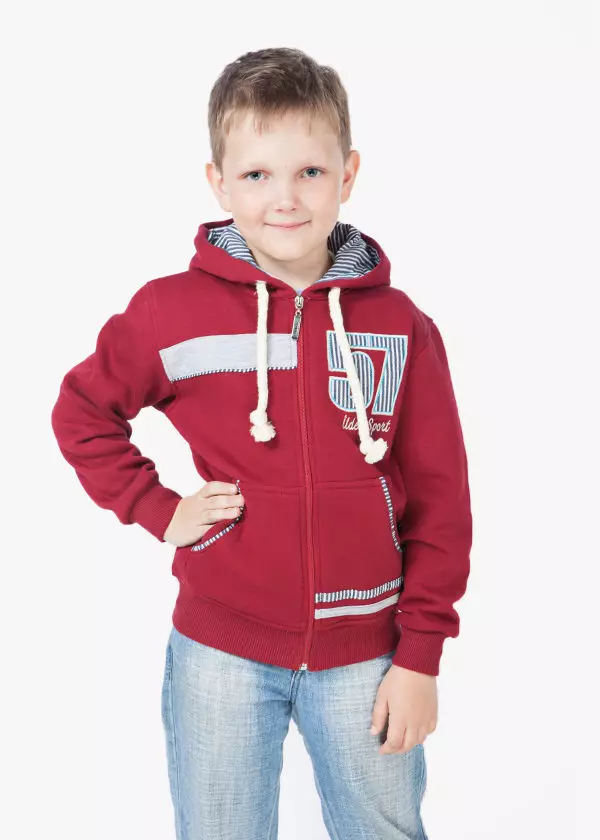 Children's sweatshirts foar famkes (75 foto's): fleece sweatshirts, mei bont, waarme en isoleare, bliksem, bommewerpers sweatshirts, mei puff 13676_42