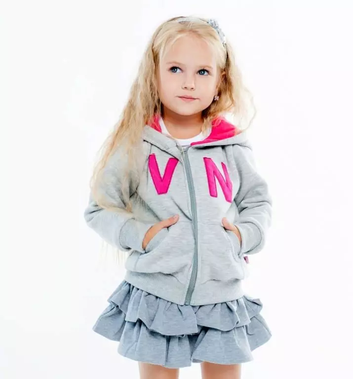 Gyermek pulóverek lányoknak (75 fotók): Fleece pulóverek, szőrme, meleg és szigetelt, villám, bombázók pulóverek, puff 13676_69