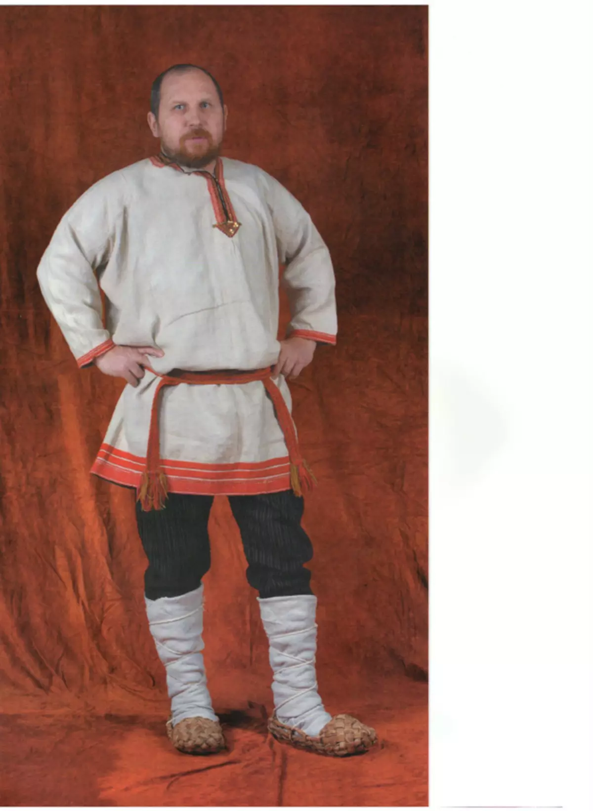 Мордовский мужской народный костюм мордвы