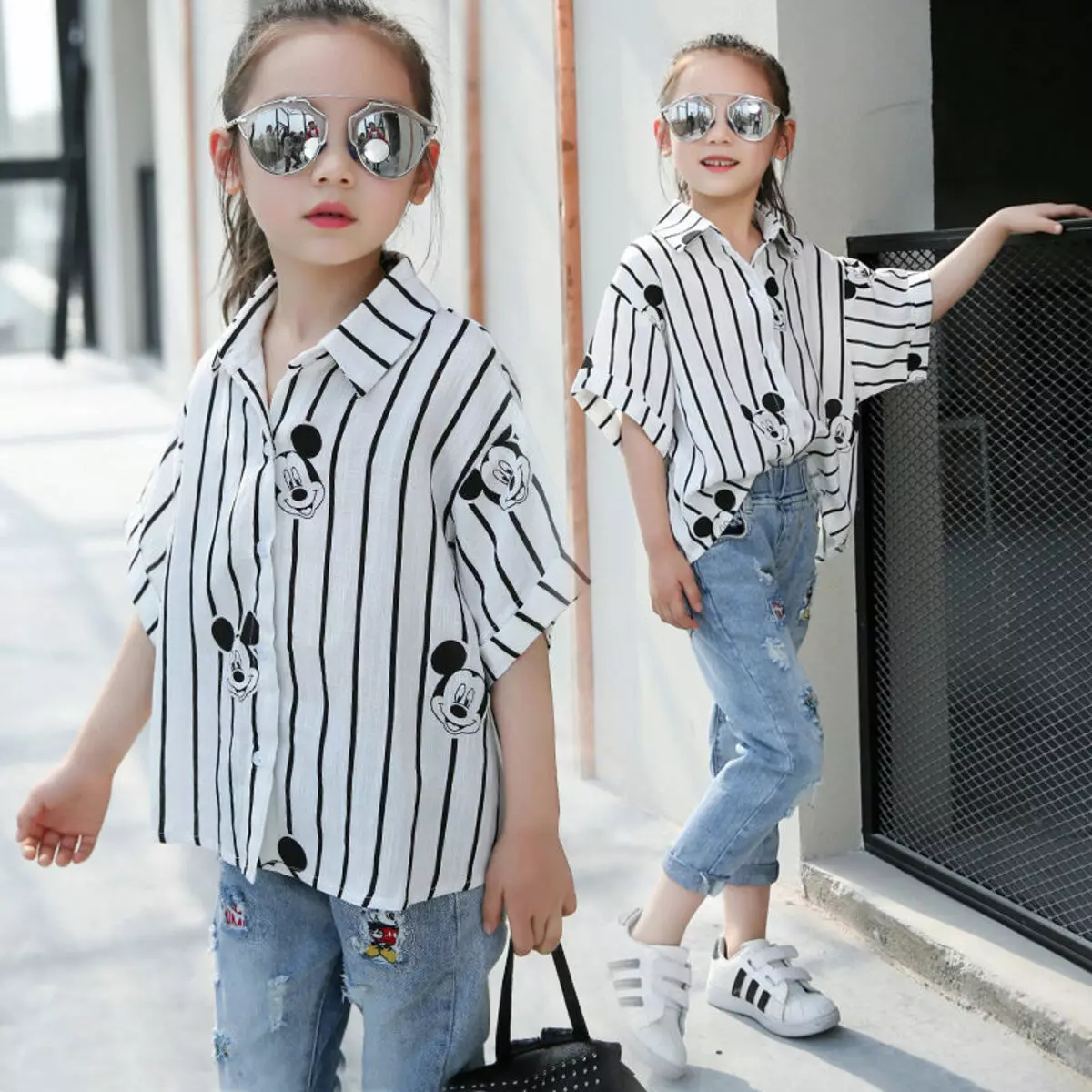 Блусе за девојчице (61 фотографије): Дечији елегантни и млади модели, модне блузе 2021 13682_29