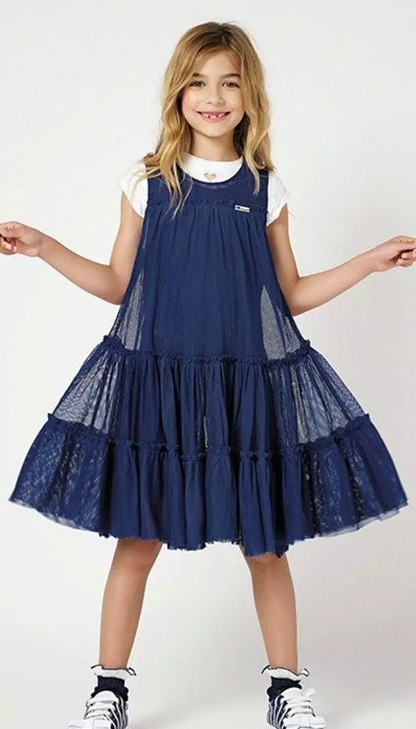 Vestido para adolescente azul