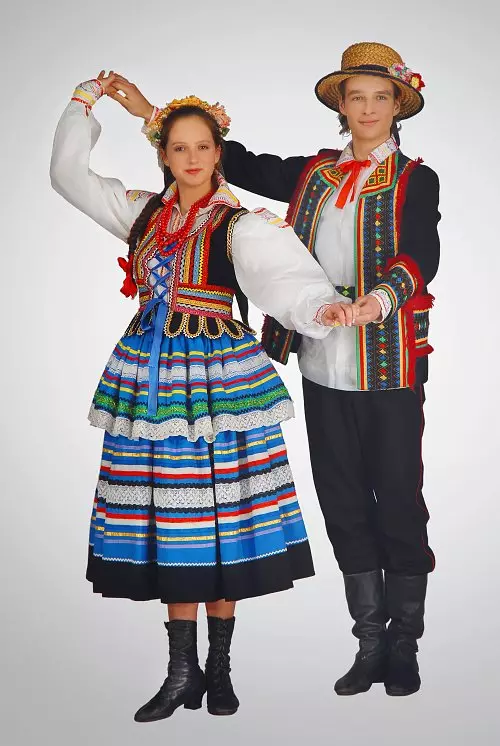 Kostum Nasional Poland (30 gambar): Pakaian tradisional untuk wanita, kostum lelaki dan wanita dari Gentry Poland, Sejarah 1369_18
