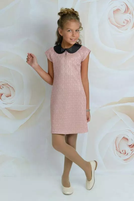 Robe élégante pour les filles avec col