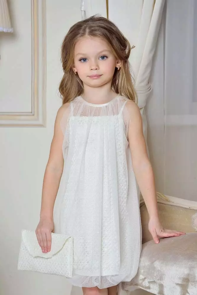 Elegant Dress աղջիկների համար Սպիտակ