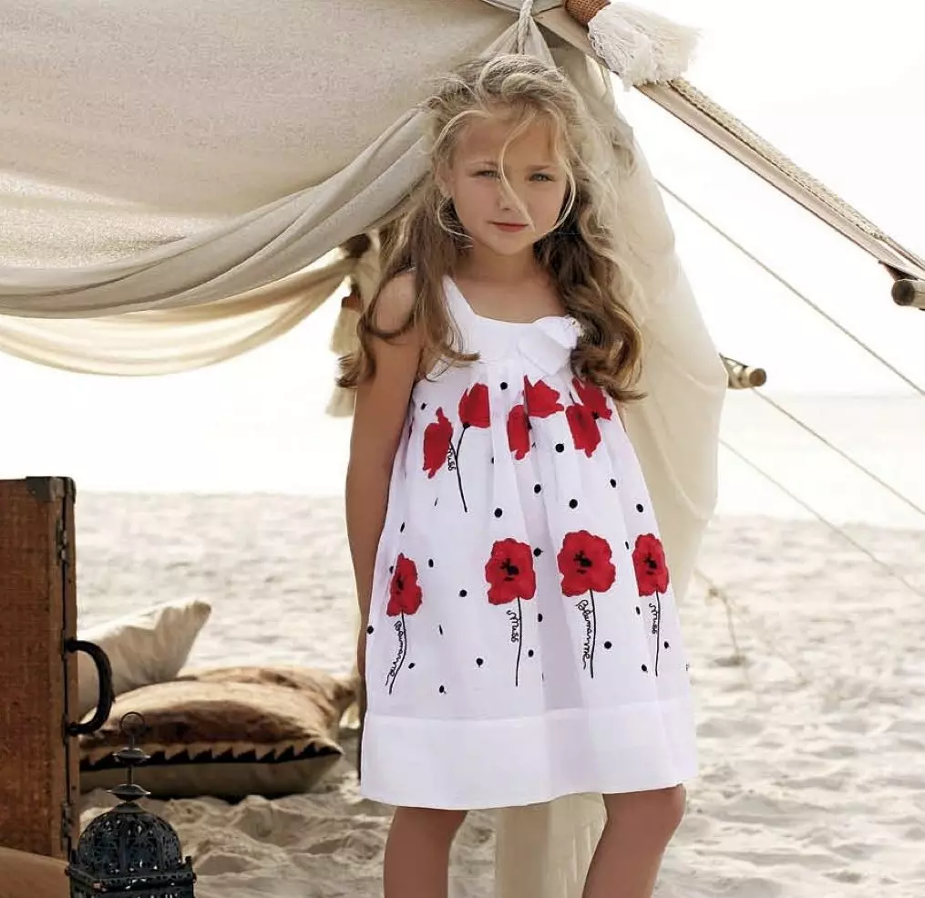 4年間の女の子のための夏のドレス