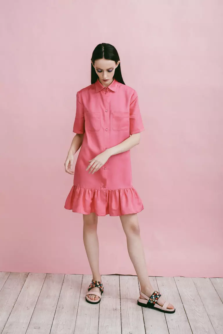 女の子のための夏のドレスシャツ12-14年