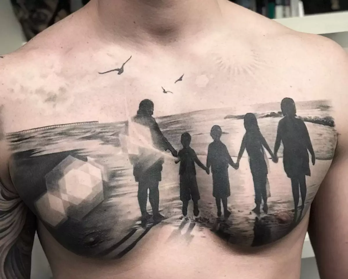 Татуировки на тему семьи